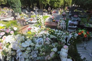 Patrycja i Bruno spoczęli na cmentarzu w Tychach. Widok grobu łamie serce