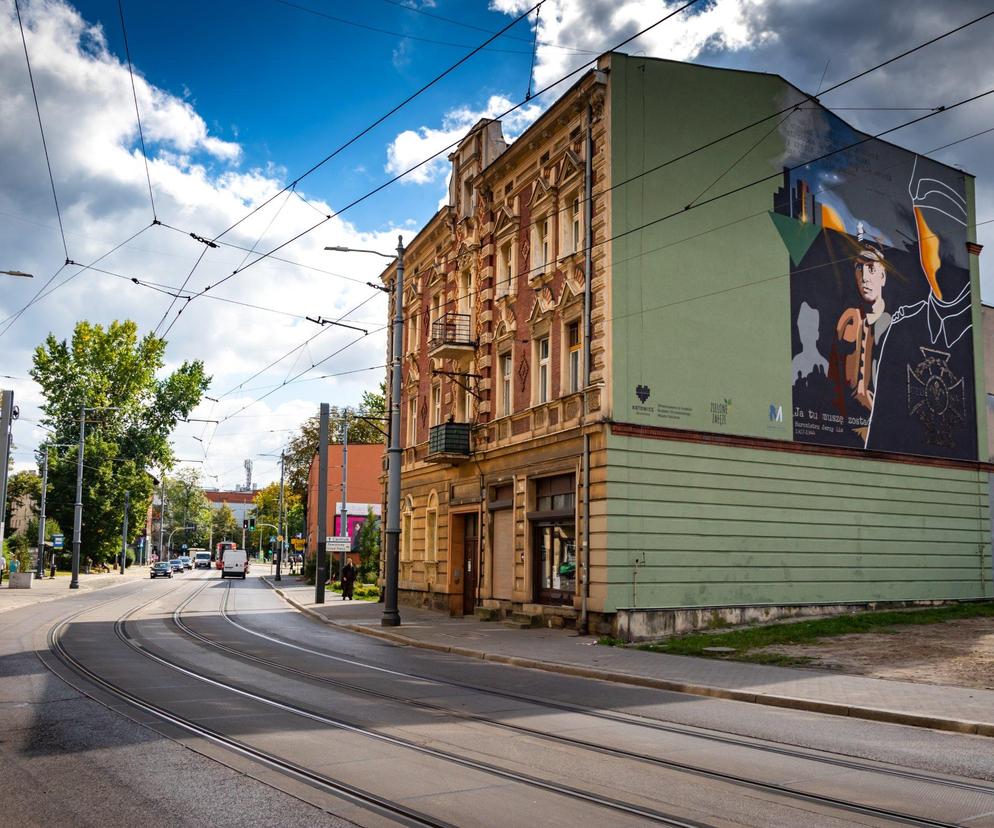 Katowice z nowym muralem na Gliwickiej 