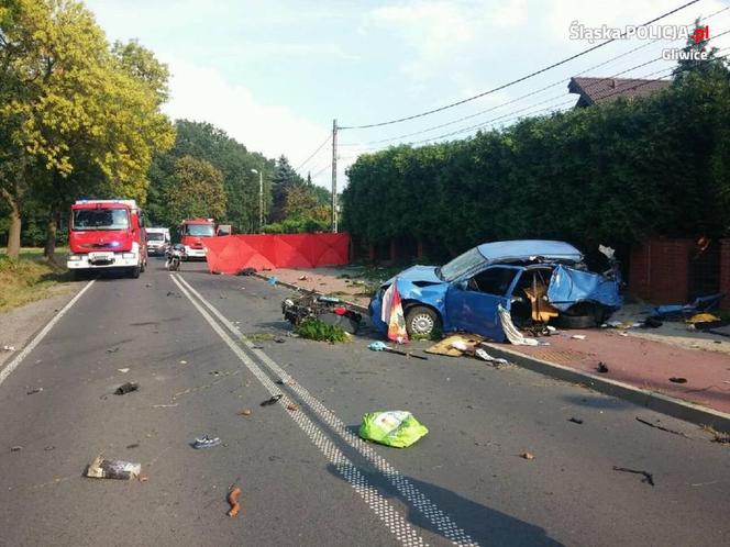 Pijany kierowca spowodował śmiertelny wypadek i uciekł z miejsca zdarzenia.