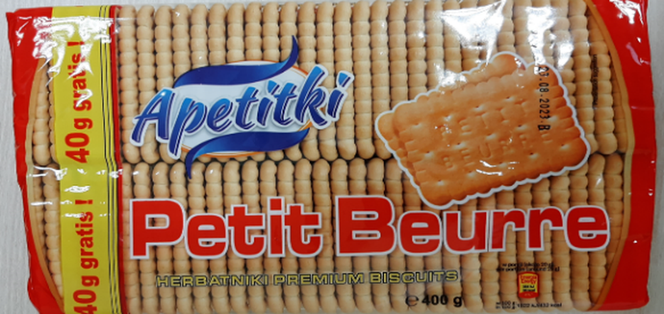 Herbatniki Apetitki Petit Beurre, 400g