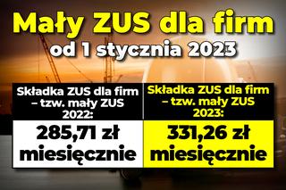 Mały ZUS dla firm od 1 stycznia 2023