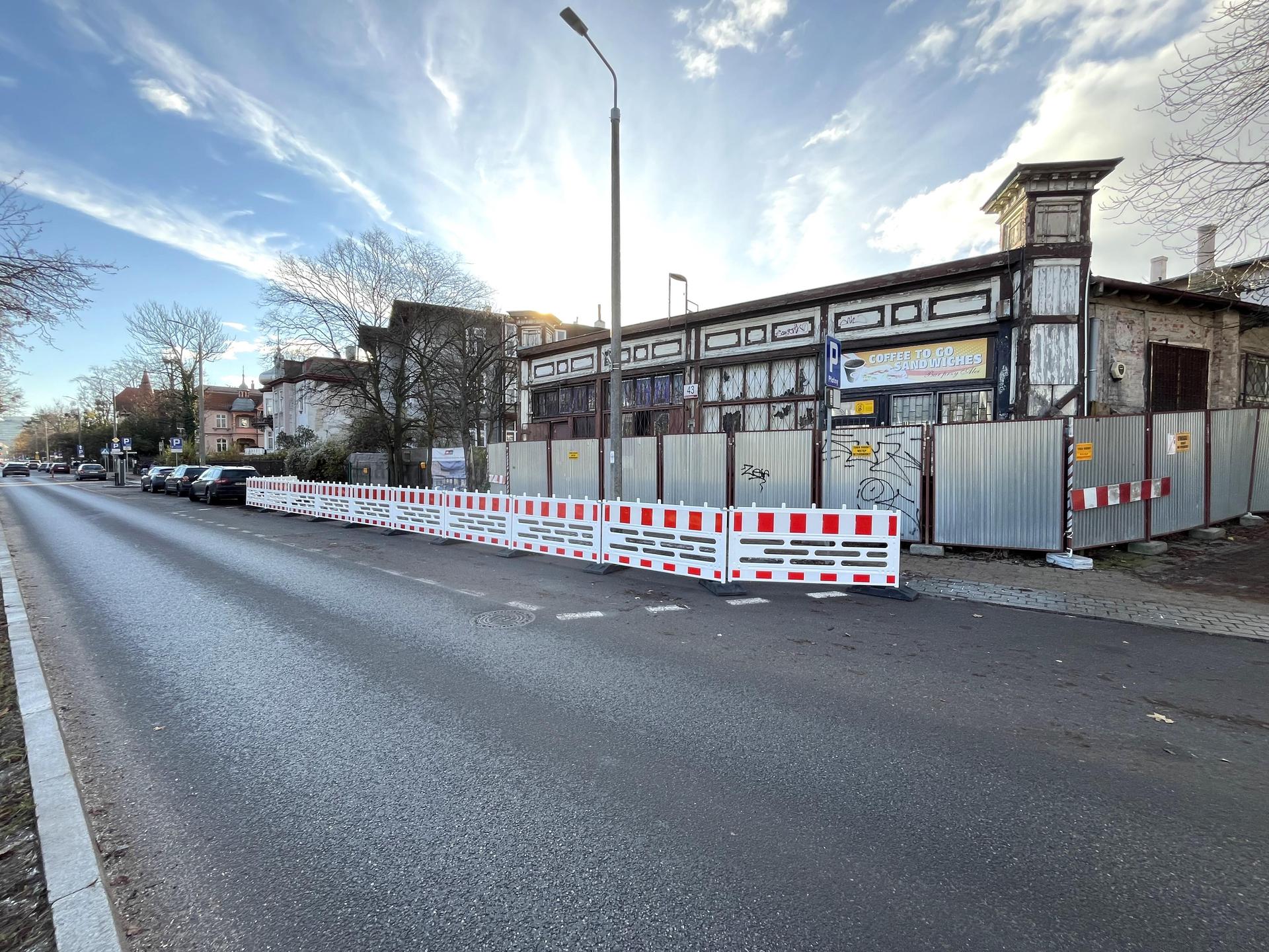 Budynek dawnej kawiarni przy al. Zwycięstwa 43a w Gdańsku