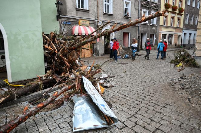 Lądek Zdrój po przejściu fali