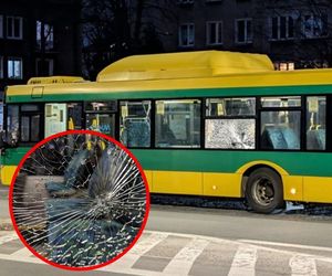 Ostrzelany autobus komunikacji miejskiej