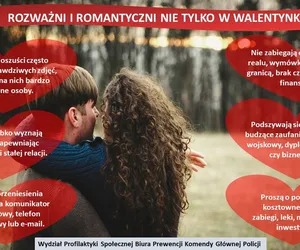 Rozważni i romantyczni nie tylko w Walentynki, czyli internetowe randki pod lupą policji