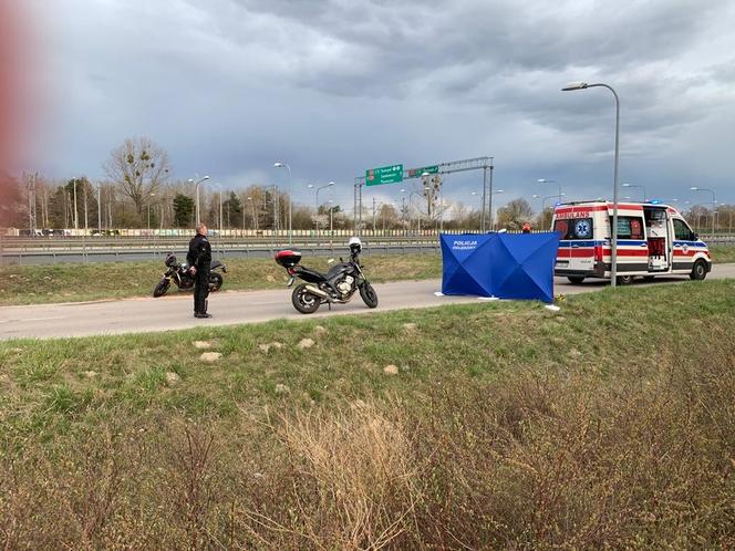 Śmiertelny wypadek motocyklistów na ul. Wirażowej