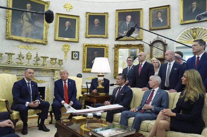 Konferencja Nawrockiego i Trumpa przed rozmowami w Białym Domu