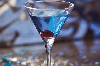 Evergreen: niebieski drink
