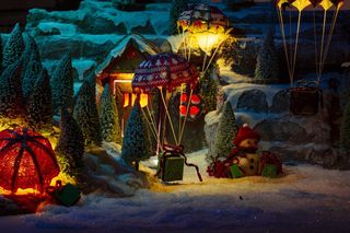 Świąteczna dekoracja ogrodu