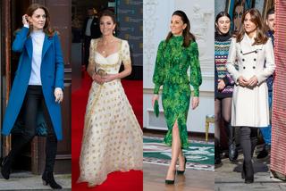 Najlepsze kreacje Kate Middleton w 2020 roku! Przed pandemią błyszczała
