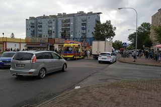 Potrącenie pieszego na pasach Rynkowa Siedlce