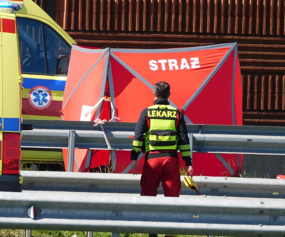 Dramat w Majdanie. Nie żyje motocyklista. Pasażerka walczy o życie