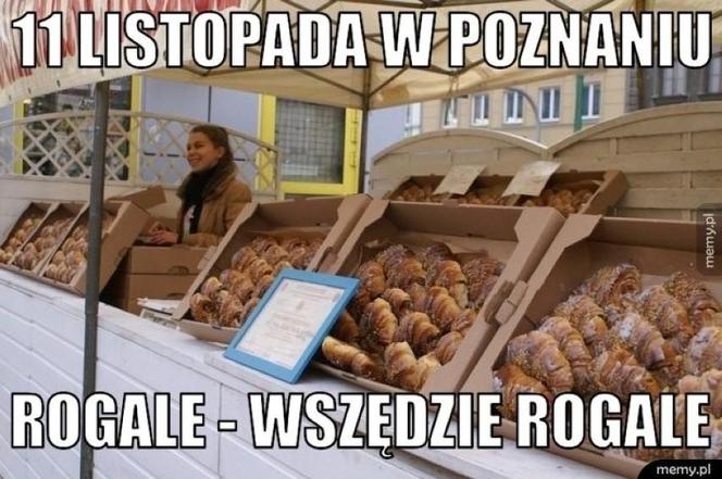 Najlepsze memy o rogalach świętomarcińskich. Tak się je słodkości w Poznaniu!