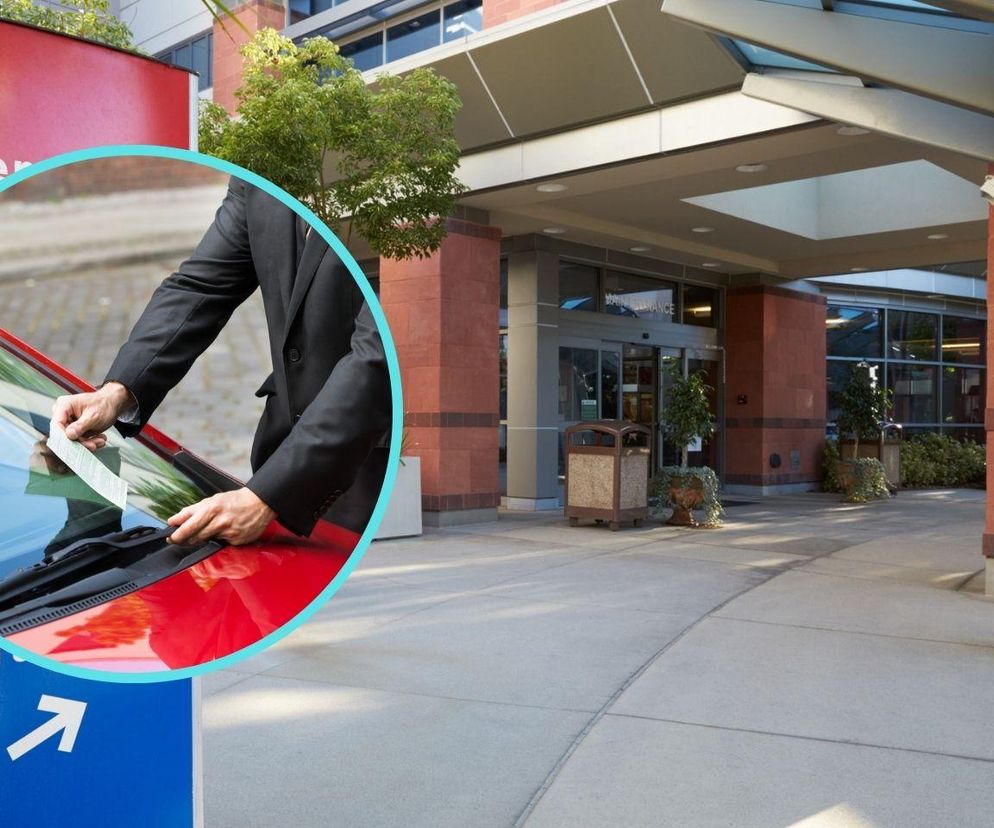 Pacjent dostał kilka mandatów, bo parkował przed szpitalem. Wystawiono je, gdy walczył o życie 	