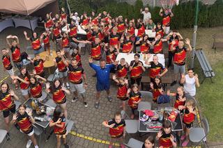 Karatecy ze Skarżyska-Kamiennej na letnim obozie we Władysławowie