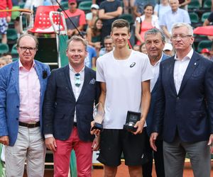 Wojciech Fibak i Donald Trump