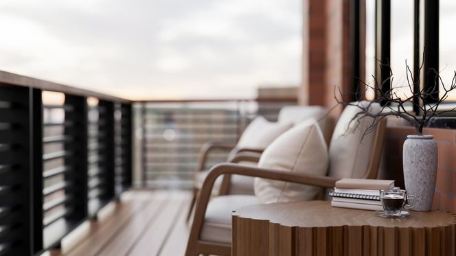 Balkon jako przedłużenie wnętrza