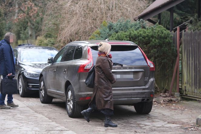 Sylwia Wysocka z komornikiem do bylego