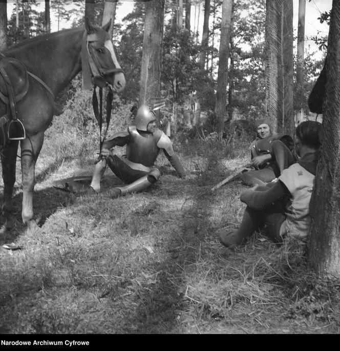 Kręcenie filmu "Krzyżacy" (reż. Aleksander Ford) - 1959