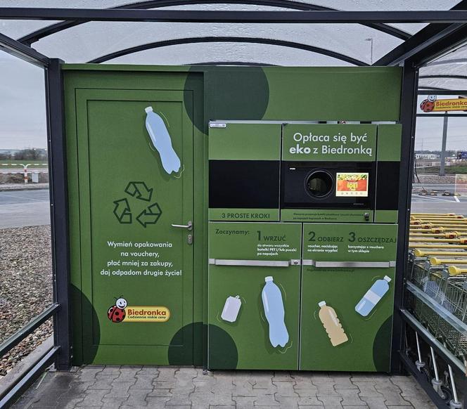 Recyklomat Biedronka w Skórzewie