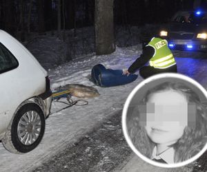 To był ostatni kulig Karoliny. Autem kierował ojciec