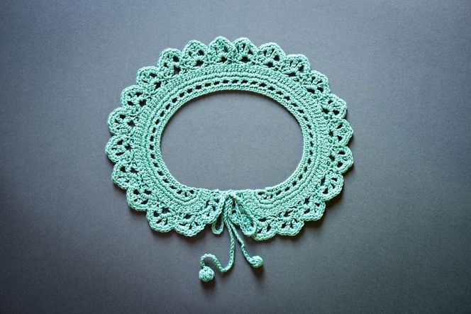 Kołnierzyki na szydełku, piękne wzory