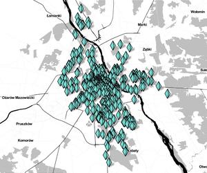 ARCHIwum Warszawy lat 90. Wirtualna mapa warszawskiej architektury lat 90.