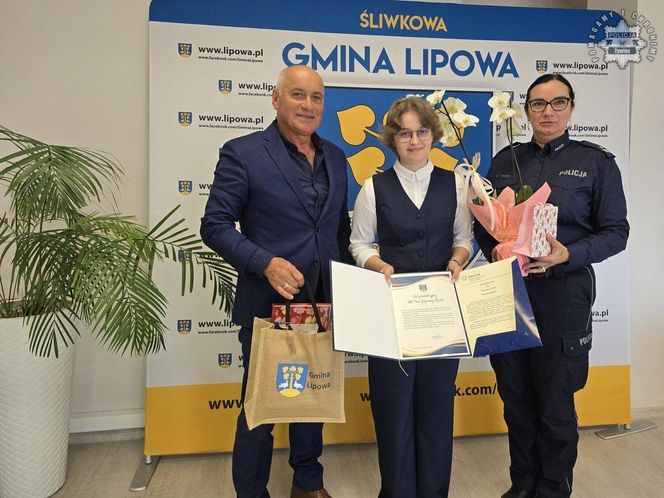 18-latka z gminy Lipowa wykazała się bohaterską postawą
