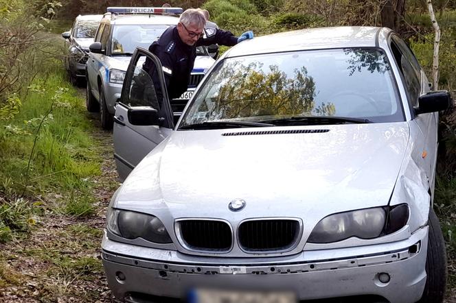 Zamknął znajomego w piwnicy, ukradł mu BMW i uciekł do lasu