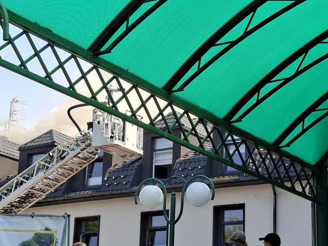 Pożar hotelu "Senator" w Starachowicach