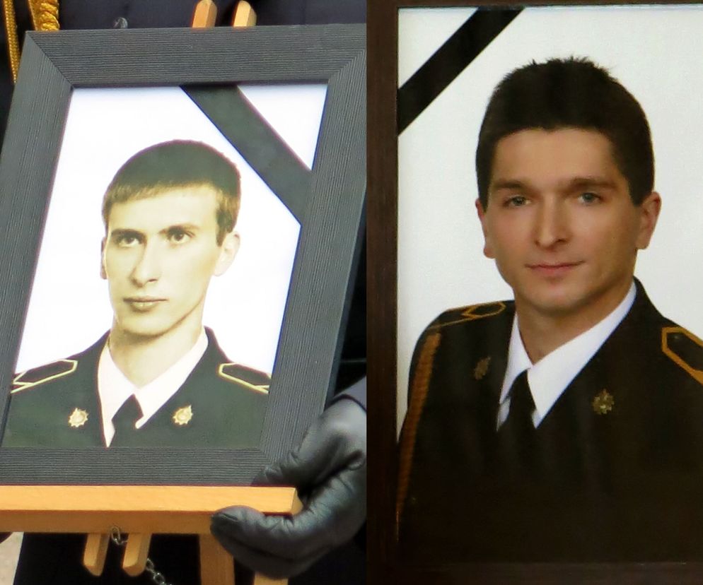 Ogniomistrz Przemysław Piotrowski (+26 l.) i ogniomistrz Marek Giro (+29 l.)