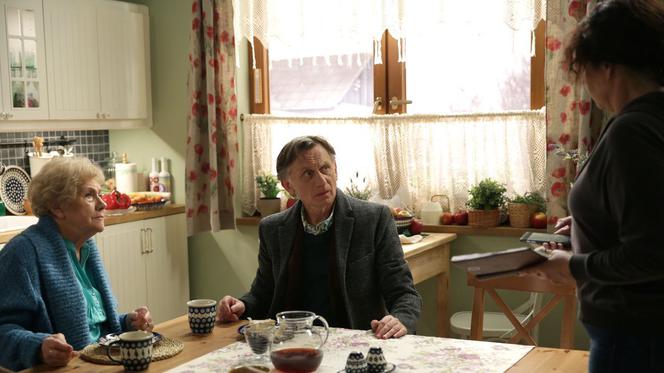 M jak miłość, odc. 1508. Barbara (Teresa Lipowska), Robert (Krzysztof Tyniec)