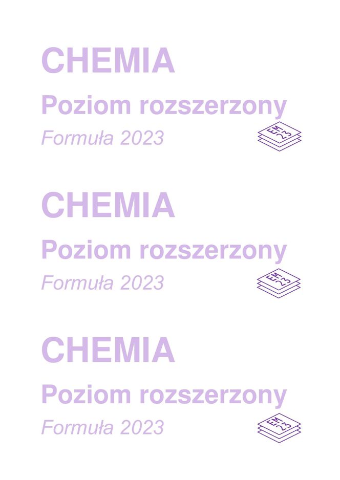 Matura 2025 chemia rozszerzona - odpowiedzi do wszystkich zadań z arkusza CKE 16.05.2025 - Formuła 2023