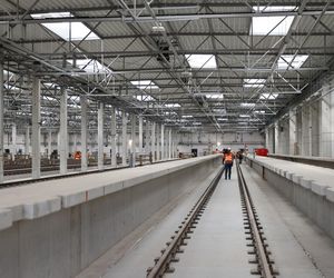 Budowa stacji postojowo-technicznej Mory (sierpień 2025)
