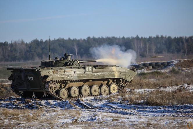 BMP, transporter, wojsko, armia, Białoruś