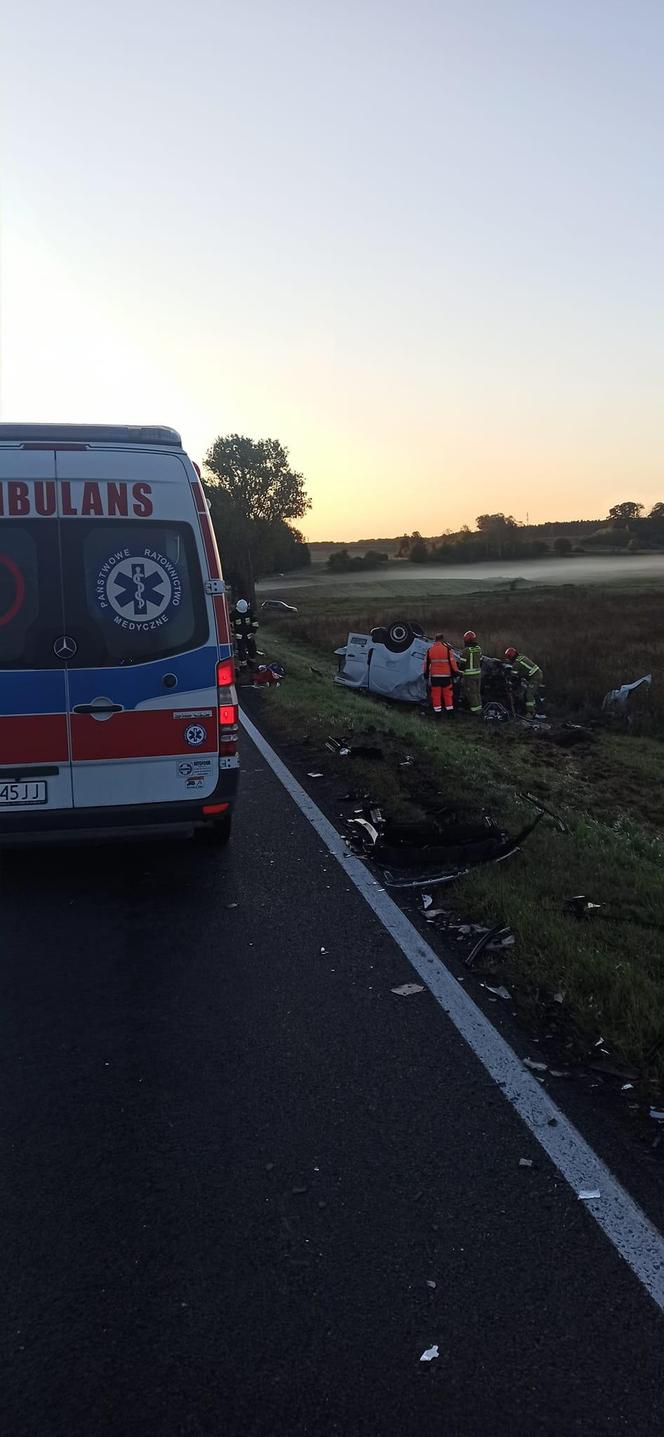 Tragiczny wypadek pod Wałczem. Zginęły dwie osoby 