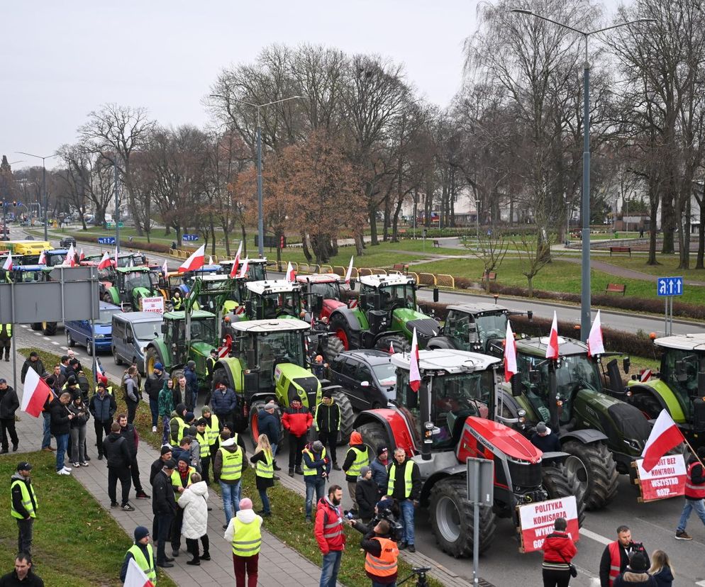 W całym kraju protesty ostrzegawcze rolników. Największy w Elblągu