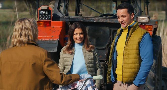 Barwy szczęścia odc. 3238. Mariusz (Rafał Cieszyński), Janka (Oliwia Drożdżyk), Kasia (Katarzyna Glinka)