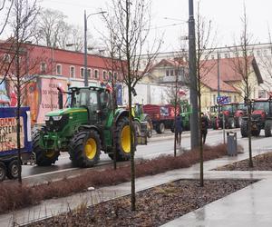 Protest rolników w Olsztynie 21 lutego. Co dzieje się w centrum?