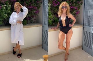 56-letnia gwiazda Rancza w kusym bikini. Nie powstydziłaby się go Doda