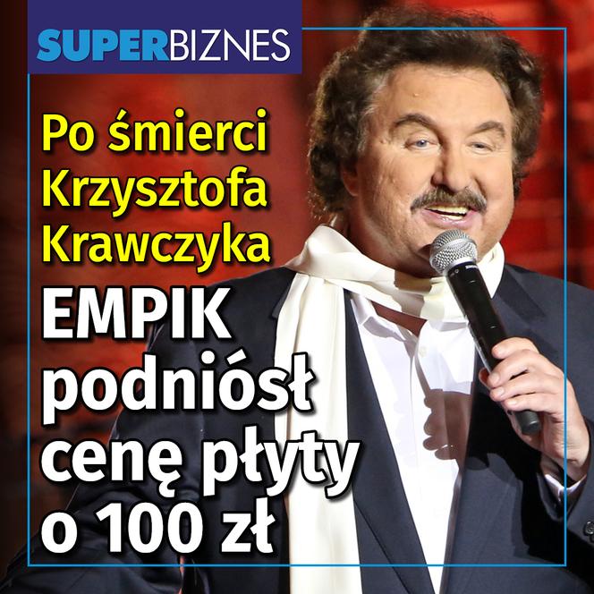 EMPIK po śmierci Krzysztofa Krawczyka podniósł cenę płyty o 100 zł