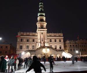 Mikołajki w Zamościu - otwarcie lodowiska 