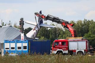 Wypadek samolotu w miejscowości Chrcynno