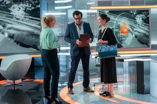 	Przyjaciółki 22 sezon odc. 256. Anka (Magdalena Stużyńska), Miłosz (Bartosz Opania), Malwina (Sonia Mietielica)