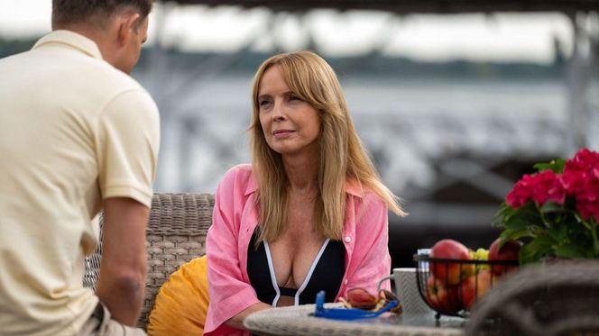 Barwy szczęścia odc. 3121. Łukasz (Michał Rolnicki), Agnieszka (Katarzyna Tlałka)