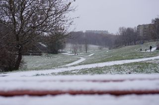 Biało w Parku Rury! Przyszła zima. Zdjęcia