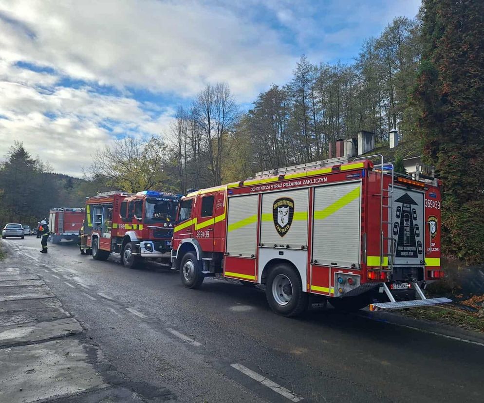 Tragiczny pożar w rozlewni wody. W środku znaleźli ciało 72-latka