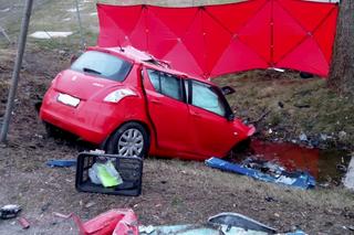 Śmiertelny wypadek na DK14! Mieszkaniec Łodzi nie miał szans w zderzeniu z tirem [ZDJĘCIA]. 