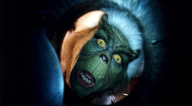 Jim Carrey w filmie Grinch: Świąt nie będzie (2000)