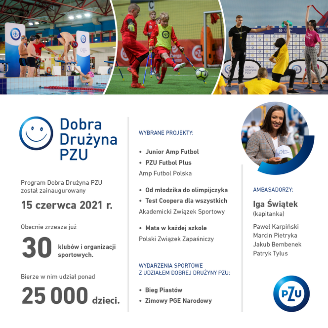 Złóż wniosek i dołącz do Dobrej Drużyny PZU grafika